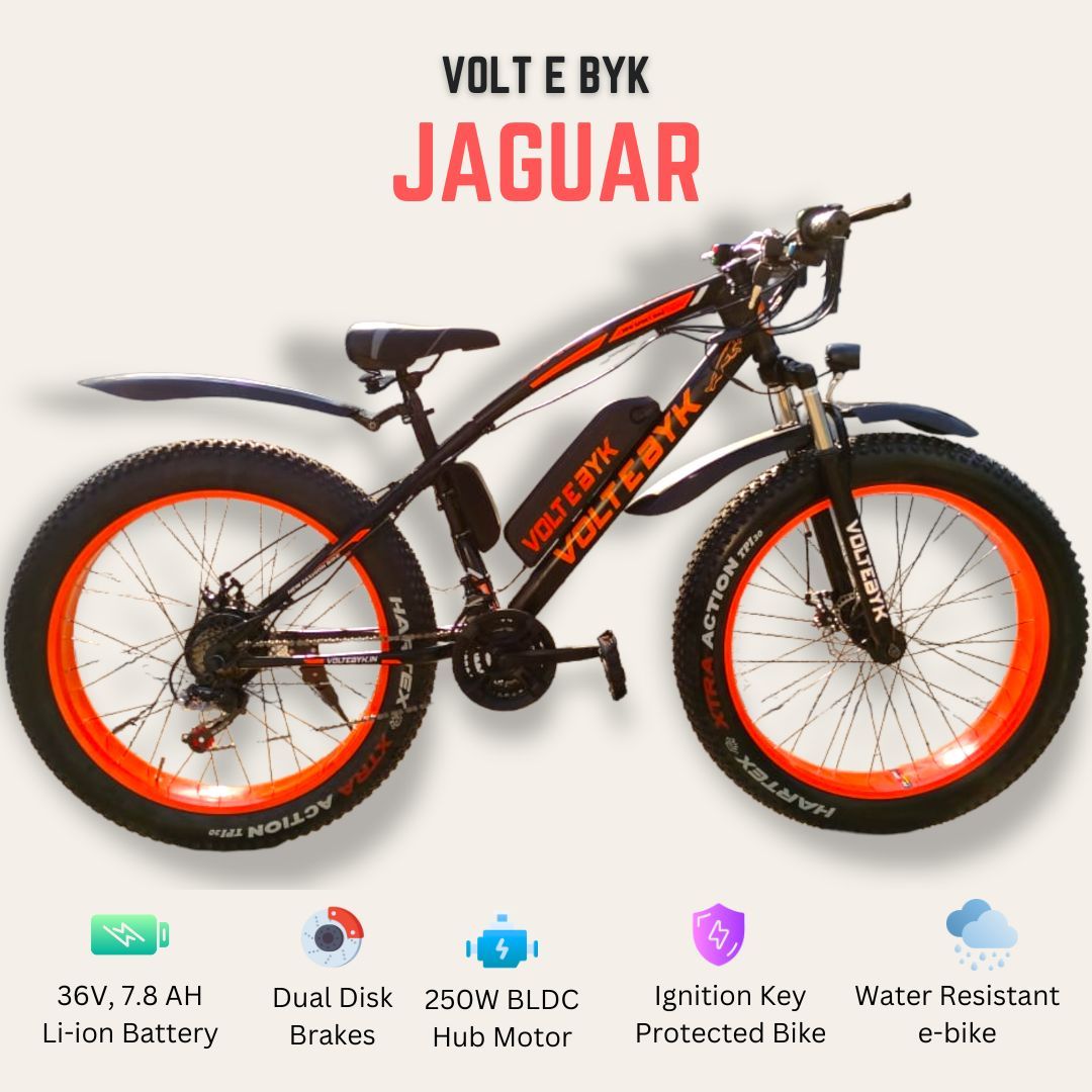 Jaguar Electric Fat bike long range Comfort secure e bike